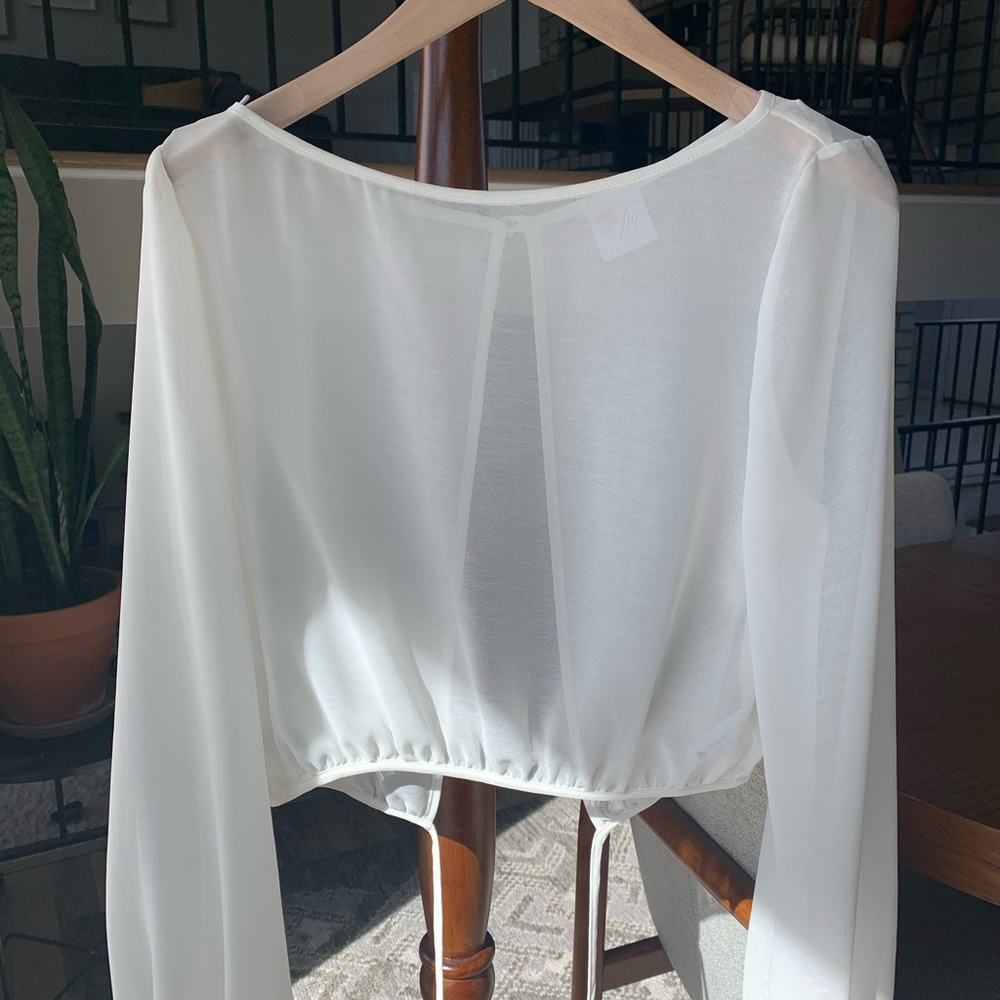 BHLDN Madeleine Fig “Julie” Topper